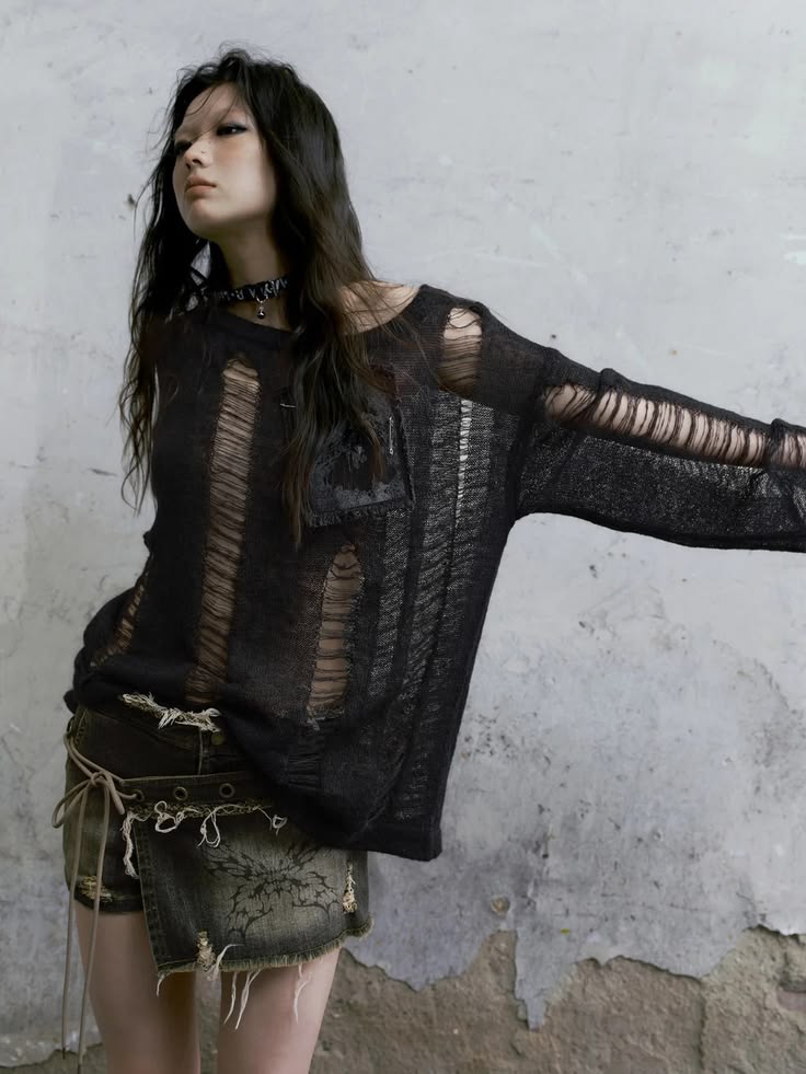 Skull Kiss oversized knit